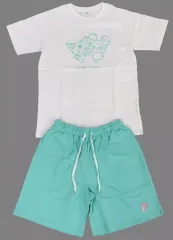 【中古】衣料雑貨 ミナ セットアップ MIVELY×クロミ ホワイト×ミントグリーン Mサイズ 「TWICE LOVELYS×SANRIO CHARACTERS」