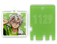 【中古】キーホルダー 不死川実弥 「鬼滅の刃×極楽湯・RAKU SPA 第三弾 柱たちの極楽な休日 休息セヨ!銭湯錠風キーホルダー」