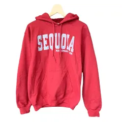 ギルダン GILDAN プルオーバー パーカー Sequoia プリント 長袖 S レッド