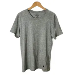 ポロ ラルフローレン POLO RALPH LAUREN ロゴ刺繍 半袖Tシャツ カットソー クルーネック L グレー メンズ