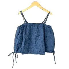 マウジー MOUSSY CRAPE BALLOON  クレーブバルーン キャミソール F 青 ブルー 010FAS30-6390 レディース