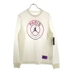 NIKE (ナイキ) JORDAN BRAND AS M J PSG LS TEE 両面プリント クルーネック長袖Tシャツカットソー ホワイト CZ0794-100