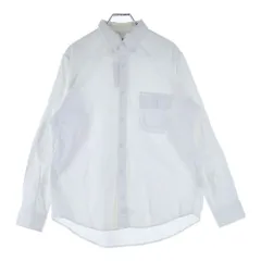 THE NORTH FACE PURPLE LABEL (ノースフェイスパープルレーベル) フロントポケット 長袖コットンシャツ ホワイト NT3700N
