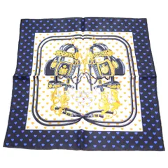 HERMES (エルメス) カレ45 シルクスカーフ ブリッド・ドゥ・ガラ