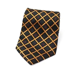 タケオキクチ シルク ネクタイ 格子柄 中古 Aランク TAKEO