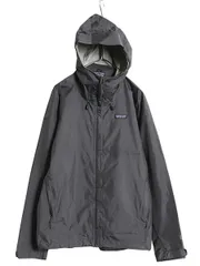 【お得なクーポン配布中!】 パタゴニア トレントシェル ナイロン パーカー ジャケット メンズ M / 17年製 アウトドア マウンテンパーカー ジャンパー パッカブル 濃灰
