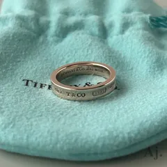 もももん♡様 ティファニー リング 指輪 ナロー 1837 ルベドメタル 約8.5～9号の間 TIFFANY
