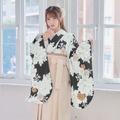 即日発送 浴衣 Dita 白 黒 花柄sugar 浴衣 帯 下駄セット 完売品 