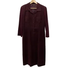 Leilian(レリアン) ワンピース サイズ11 M レディース - パープル 開襟/長袖/ロング