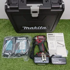 【未使用品】【限定色】マキタ　TD173DGXAR　充電式インパクトドライバ　18V　レッド　フルセット　[4727]