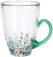 アデリア(ADERIA) 【 津軽びいどろ マグカップ ねぶたマグ翠 320ml 日本製 化粧箱入 F71656 】 おしゃれ 大人 可愛い ギフト 女性 母の日 父の日 夫婦 男性 引越し祝い 結婚 挨拶回り プチ 退職 プレゼント 誕生日 贈り物