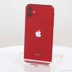 〔中古品〕 iPhone11 64GB プロダクトレッド MWLV2J／A SIMフリー【371】