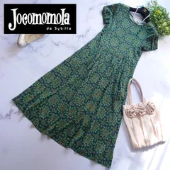 近年モデル ホコモモラ フラワープリントワンピース ロング 40 L ボタン