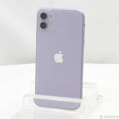 〔中古品〕 iPhone11 64GB パープル MWLX2J／A SIMフリー【269】