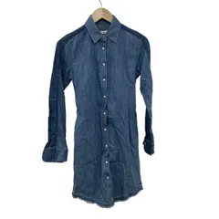 rag&bone(ラグアンドボーン) ワンピース サイズXS/TP XS レディース - ライトブルー×ネイビー