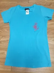 エンポリオアルマーニ 半袖 Tシャツ ブルー レディース S