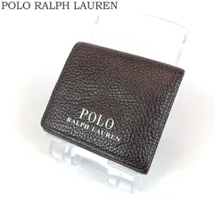 POLO RALPH LAUREN ポロラルフローレン コインケース レザー ダークブラウン 茶 コインパース 小銭入れ ポニー刻印 ロゴ 小型 コンパクト
