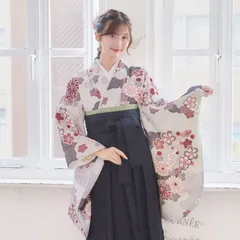 新品袴4点セット 卒業式 小学生 大学生 はかま 袴セット レディース B3BK