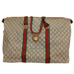 GUCCIPLUS グッチプラス GGスプリーム シェリーライン トートバッグ ボストンバッグ グッチ オールドグッチ ヴィンテージ 【中古】JA-25