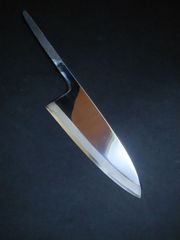 城山刃物製作所(堺業務用刃物メーカー直売)六寸切り付け柳刃(ギザ付