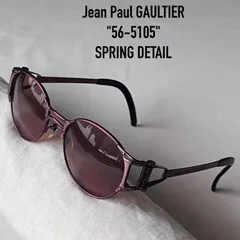 【美品】ジャンポールゴルチエ JPG サングラス バネ ヴィンテージ ケース付き ジャンポール ゴルチエ ビンテージサングラス vintage JPG メタル バネ