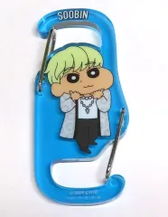 【中古】キーホルダー スビン ツインカラビナホルダー 「TOMORROW X TOGETHER×クレヨンしんちゃん」