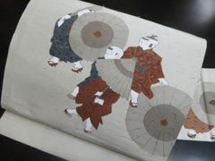 19-71 名古屋帯 九寸 美品 正絹 着物 名古屋仕立て 紬 太鼓柄 - メルカリ