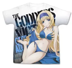 【中古】Tシャツ(キャラクター) セシリア・オルコット フルグラフィックTシャツ ノーズアート風Ver. ホワイト Lサイズ 「IS ＜インフィニット・ストラトス＞」