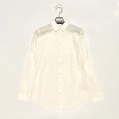 ETRO エトロ ロングスリーブシャツ シャドウ ペイズリー ホワイト 長袖 コットン 38 Mサイズ