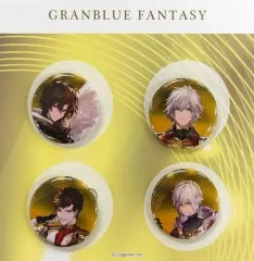 【中古】バッジ・ピンズ [単品] 集合 ミニ缶バッジ4個セット 「C97 GRANBLUE FANTASY-グランブルーファンタジー- 天司コレクションバッグ」