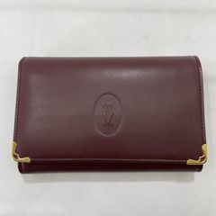 希少品！Cartier カルティエ マストライン 眼鏡ケース ボルドー - メルカリ