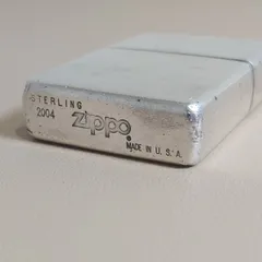 2004年 Zippo 1941レプリカ スターリングシルバー　ケース付き レプリカ Zippo ジッポライター 純銀 スターリングシルバー 925