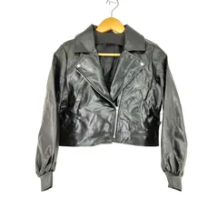 マジェスティックレゴン MAJESTIC LEGON フェイクレザーダブルライダースジャケット レディース JPN：S 