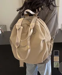 円型リュックサック 3wayバックパック