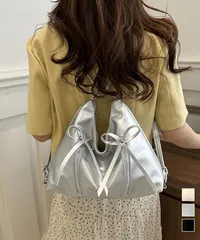 ショルダーバッグ ミニリュック リボン