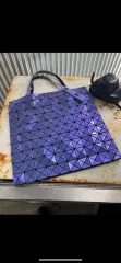 BAO BAO ISSEY MIYAKE パープル トートバッグ 正規品