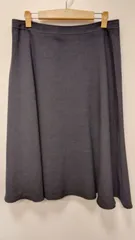 M2　ニューヨーカー　フレアスカート　１３号　ネイビーグレー