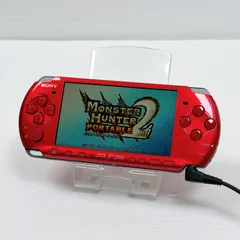 美品 PSP 3000  ラディアントレッド  動作確認済み FW6.38 ソニー プレイステーション ポータブル SONY PlayStation Portable psp