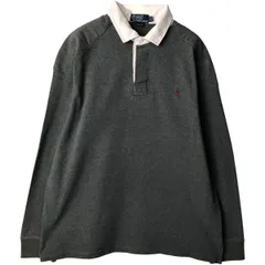 古着 ラルフローレン Ralph Lauren POLO by Ralph Lauren CUSTOM FIT 長袖 ラガーシャツ メンズXL相当/eaa601124