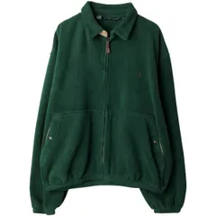 古着 ラルフローレン Ralph Lauren POLO by Ralph Lauren スイングトップタイプ フリースジャケット USA製 メンズXL相当/eaa603747