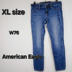 【フォローでクーポンGET】※お正月セール※【海外古着】American Eagle スキニーデニム ジーンズ W76 XL相当 レディース✨👖