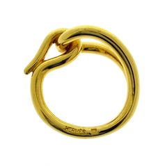 HERMES エルメス スカーフリング ゴールド アクセサリー ♯1073012986