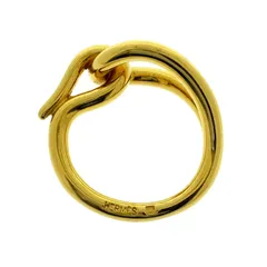 HERMES エルメス スカーフリング ゴールド アクセサリー ♯1073012986