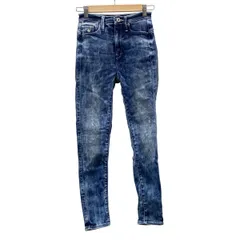 G-STAR RAW(ジースターロゥ) ジーンズ サイズEU 25/30 レディース - ネイビー×ライトブルー フルレングス/ダメージ加工