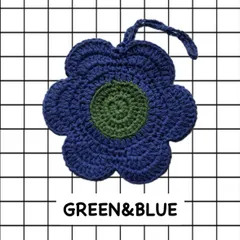 【handmade】かぎ編み　フラワーポーチ　小物入れ　AirPodsケース　ハンドメイド　韓国　推し活