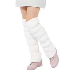 マリクレール 中綿裏ボア レッグウォーマー レディース 732924