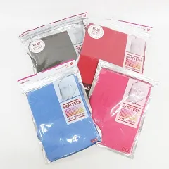 ユニクロ UNIQLO Tシャツ 4点セット 長袖 タートルネック 極暖 ヒートテック オリーブ レッド ブルー ピンク 緑 赤 青 M