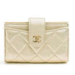 CHANEL シャネル ゴールド ミニ財布 折り財布 マトラッセ - メルカリ