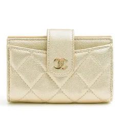 シャネル 財布 レディース マトラッセ クラシック スモールウォレット ラムスキン CHANEL AP1991 中古