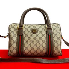極 美品 GUCCI グッチ ヴィンテージ シェリーライン GG ロゴ 金具